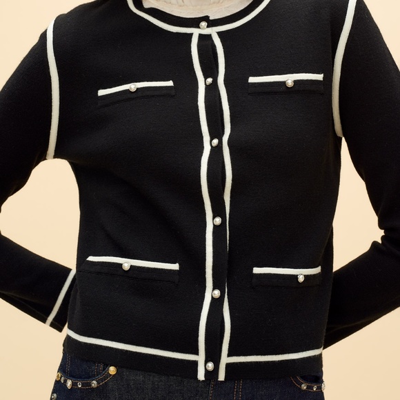 CLAUDIE PIERLOT Meoni Cardigan Sz 2=M - Picture 3 of 11